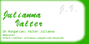julianna valter business card
